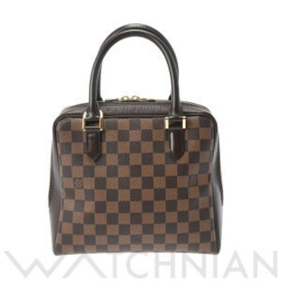 Louis Vuitton Damier Brown Bag Canvas Brera Handbag - Picture 1 of 9